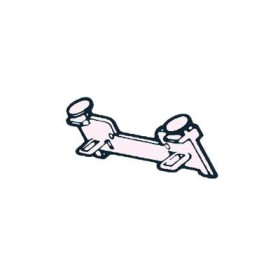 Carrello sormonto nylon ab1010(pz.50)accessori per binari ABtrend