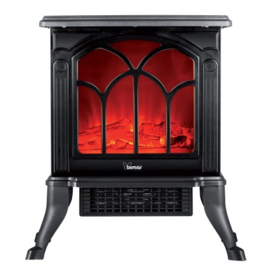 Caminetto elettrico con termoventilatore da pavimento con PTC 1500W