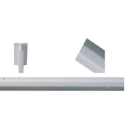 Binario per mantovana in materiale antiurto mm.17 h.2,40