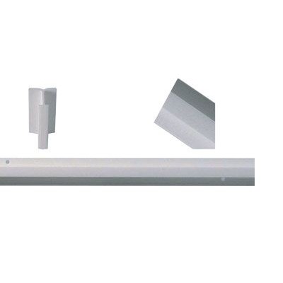 Binario per mantovana in materiale antiurto mm.17 h.2,40