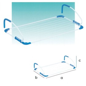 Stendi balcone brezza cm.66x53x30