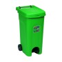 Pattumiera ruote/pedale lt.80 verde