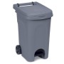 Pattumiera Stefanplast ruote/pedale lt.60 grigio