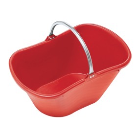 Cesta ovale 25 lt.man.ferro fisso