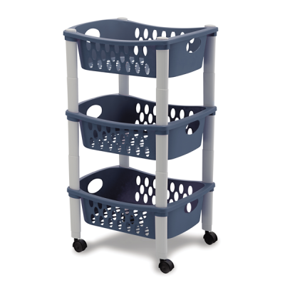 Carrello a tre piani Otello colori assortiti