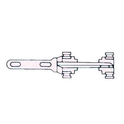 Carrello sormonto nylon ab1012.Accessori per binari AB TREND