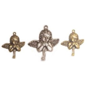 Gancio per quadri cherubino grande colore: bronzo