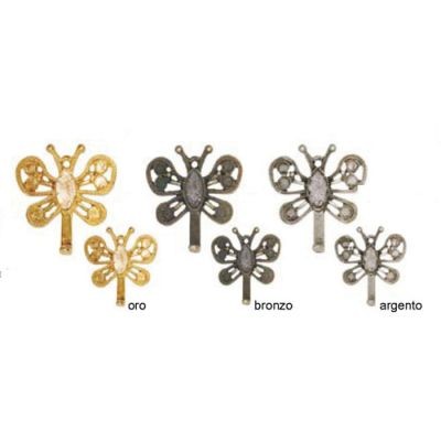 Gancio per quadri butterfly medio colore: argento