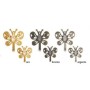 Gancio per quadri butterfly grande colore: bronzo