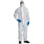Tuta protezione chimica con cappuccio tipo 5b-6b categoria 3 XXL