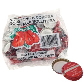 Tappi corona in busta da 100 pezzi