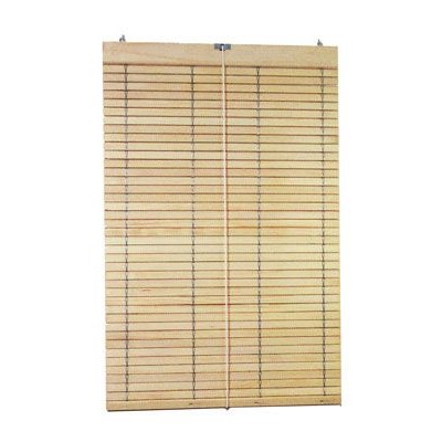 Tapparella 120 x 250 cm in legno naturale non verniciato