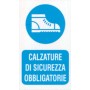 Targa 20x30 calzature sicurezza obbligatorie(pezzi 10)