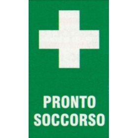 Targa 20x30 pronto soccorso (pezzi 10)