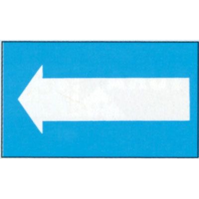 Targa 20x30 freccia (pezzi 10)