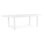 Tavolo alluminio allungabile hilde 160/240 x 90 x 75h colore bianco