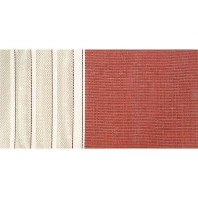Tenda sole a bracci, barra quadra 4x2,5 coore: beige-bordeaux