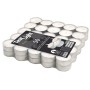 Tea light(50pz)bianchi d.3,6h1,7