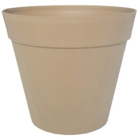 Vaso conico chicago d.17 tortora