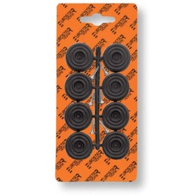 Sottosedia com vite colore: nero mm30 blister 8 pezzi
