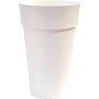 Vaso conico alto icfal 35 bianco
