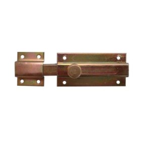 Catenaccio traverso con contropiastra acciaio tropicalizzato mm.120x40