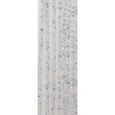 Tenda pvc articolo 104 glitter argento