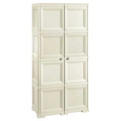 Armadio portascope 2 ante angora Tontarelli cm 79x43x164h