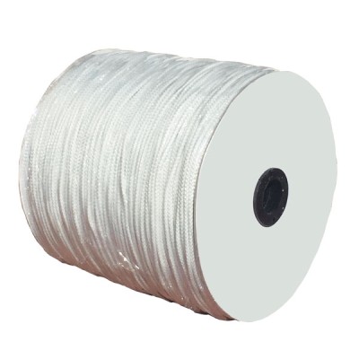 Treccia nylon bianca mm.22