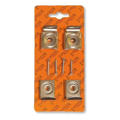 Reggispecchio parete con molla in blister da 4 pezzi