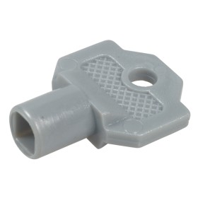 Chiave plastica per tavellino foro quadrato