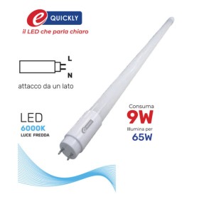 Tubo led g13 600mm 9w 810lm 6000k
