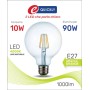 Lamp.globo led fil.e27 10w 4000k