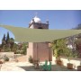 Tenda vela poliestere quadra 3,6mx3,6m ecru