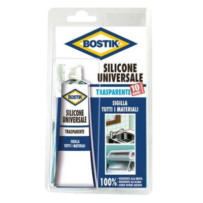 Bostik univ.silicone ml.60 traspar.