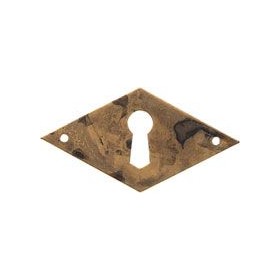 Bocchetta ottone, patinato pulito (115) 49x25mm. art.30667.04900.03