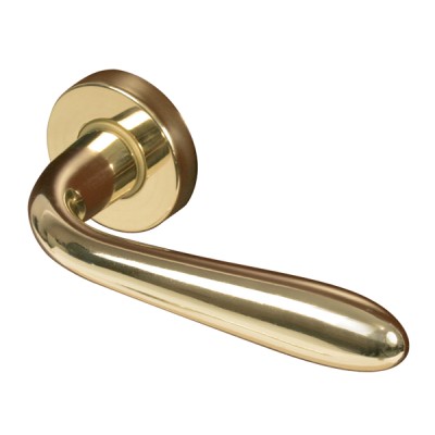 Maniglia agnone bocchette con foro oro