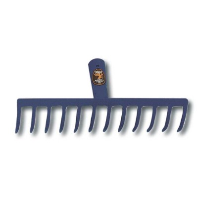 Rastrello giardino solito in ferro 16 denti blu angelo b.