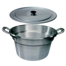 Pentola alluminio caldaia cm.80 lt.160