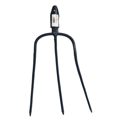 Forca forgiata con codolo 3 denti