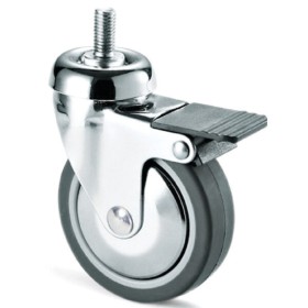 Ruota gri.cr.c/freno.pi m10x30 d.50