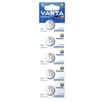 Varta a bottone cr2032 in cartella blister da 5 pz.