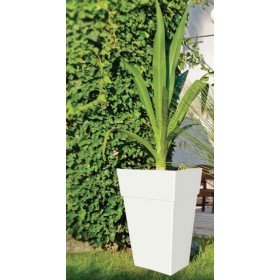 Vaso quadro alto iqfal 40 bianco