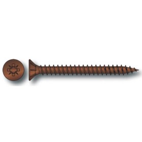 Vite legno testa piana svasata bronzata mm.3,0x25 (pz.500)