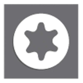 Vite legno torx testa piana svasata tropicalizzata mm.10x240 (pz.50)