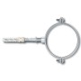Collare tondo in acciaio zincato c/vite e tassello 10x50 125mm(bs.2pz)