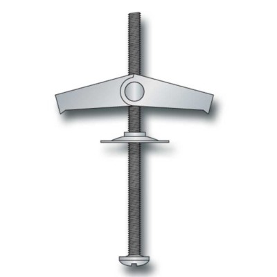 Ancoretta in acciaio zincato con vite M4x80(pz50)