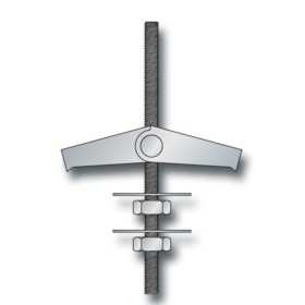 Ancoretta in acciaio zincato con vite doppia M4x95(pz50)