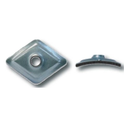 Rondella in acciao zincato c/guarnizione espanso mm.27x27 (pz.100)