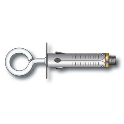 Tassello in acciaio zincato con occhiolo chiuso 6x30(pz200)